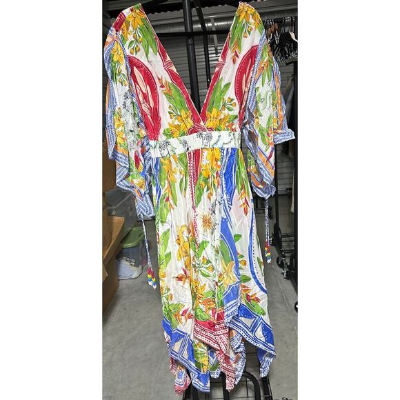 Farm Rio | Tropical Destination Scarf Maxi Dress - Picture 4 of 5